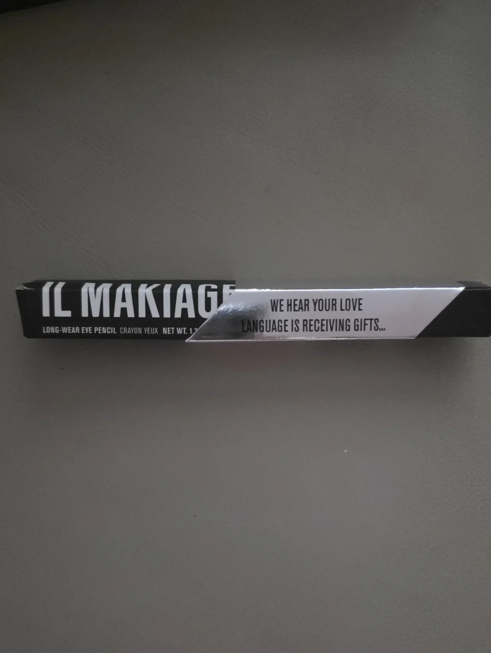 IL MAKIAGE Black and White Long-Wear Eye Pencil Packaging